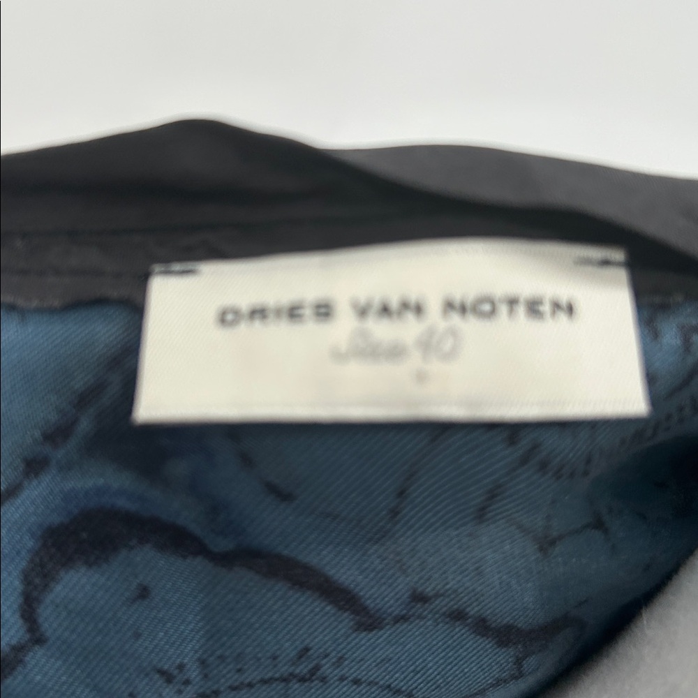Dries Van Noten Silk Floral Tie Front Top Belgium Designer - Picture 2 of 9